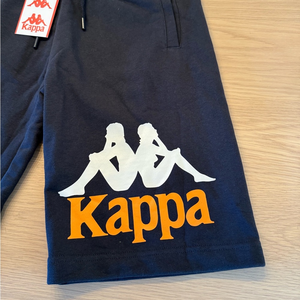 Kappa Navy Shorts with Logo